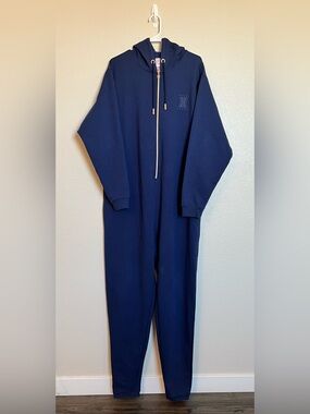 Savage X Fenty Hooded One Piece Womens 14-16 / XL Navy Loungewear NWOT
